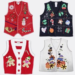 Christmas sweater Waistcoats id835
