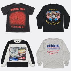 Vintage Band Graphic T-Shirts Bundle – Rock, Metal..