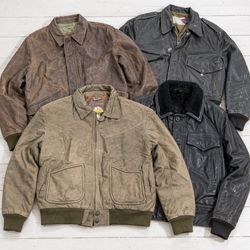 LEATHER Avirex Leather Jackets ak914