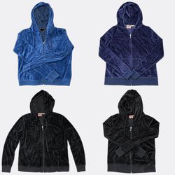 Juicy Couture Velour Zip-Up Hoodies81