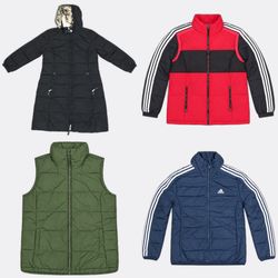 Mix Branded Puffer Vests & Jacket