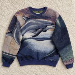 Upcycled Sweatshirt With Tapestry (Dc-10-65)