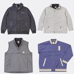 Selezione di giacche e gilet da lavoro Carhartt