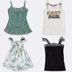 Débardeurs imprimés et tops babydoll