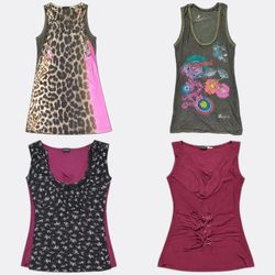Printed Tank Tops and Sleeveless Blouses