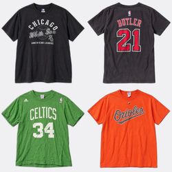 1163 Adidas Nike Graphic Printed T-Shirts