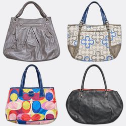 Coach Women Handbags and Tote Bags Lot