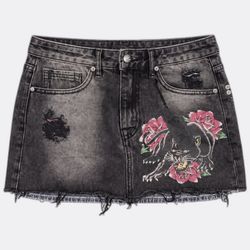 Denim Mini Skirts