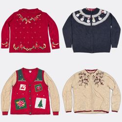 Code#044 Pulls de Noël fantaisie et gilets