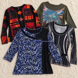 Women Printed Long Sleeve Tops y2k autumn /winter