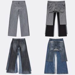 Straight and Bootcut Denim Jeans