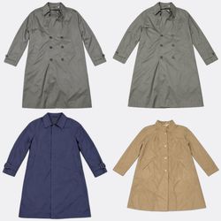 Y2k Classic Trench Coats and Long Overcoats
