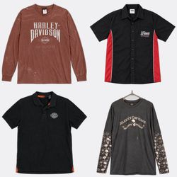 Harley-Davidson T-Shirts (C-Grade) - BUNDLE 06