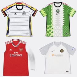 Adidas Nike Camisas de Futebol