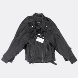 Y2K Faux Leather Jacket – Trendy Retro Streetwear ..