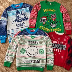 Novelty Christmas Sweaters and Sweatshirts