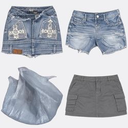 Md126 denim short/skirt 20p SO Amethyst Jeans Deni..