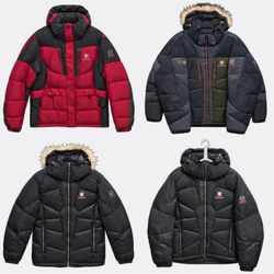 Blackyak Puffer Jackets all with complete hood