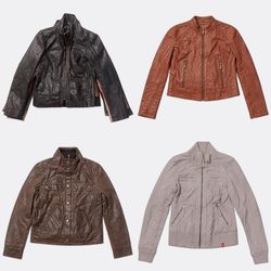 Windsor Zip Front Leather Jackets