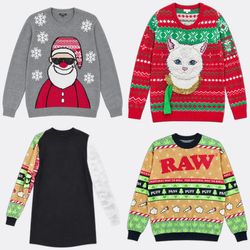 (FV-2837) George RAW Christmas Sweaters