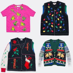Vintage Christmas Sweaters & Festive Knitwear – Wh..