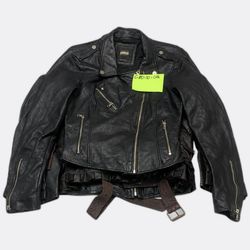 Y2k Black and Brown Leather Jackets (GRV-10-016)