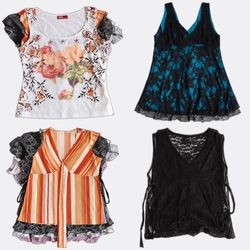 Women's Vintage Printed Tops and Blouses