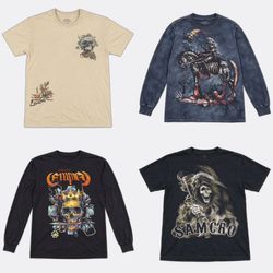 Skeleton Printed T-Shirts (T-0081)