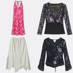BL102 Blouses/mini dress/skirt mix 7p 26oct26