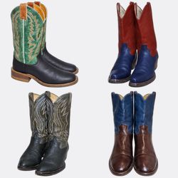 Leather Cowboy Boots Assortment