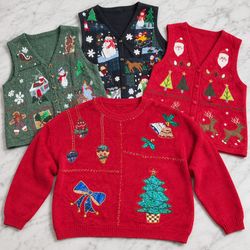 Code#069 Novelty Christmas Sweaters and Vests