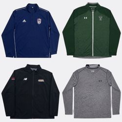 Athletic Track Jackets, Pullovers and Tops Bundle