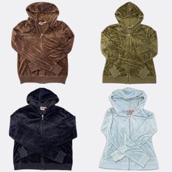 Juicy Couture Velour Zip Hoodies86