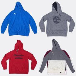 A Collection of mix branded hoodies
