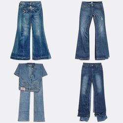CR13004 Vintage True Religion Flare and Straight J..