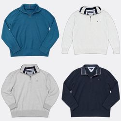 CR13319 Vintage Polo and Tommy Hilfiger Quarter-Zi..