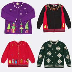 Wholesale Vintage Christmas Sweaters Bundle | 10pc..