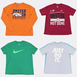 Conjunto de Camisetas Estampadas e Lisos Nike