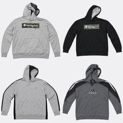 フーディー＆スウェットシャツ（Nike、Adidas、Champion）– グレード A/B – 1..