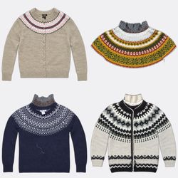 Fair Isle Knitwear Sweaters and Cardigans