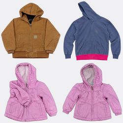 CR13858 Vintage Carhartt Kids Hoodies Bundle