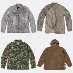 Vintage Utility Workwear and Military Jackets