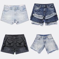 Y2k Denim Shorts WR-2777B16