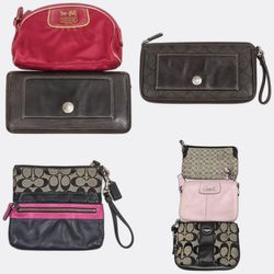 Coach Signature Small Handbags and Wristlets