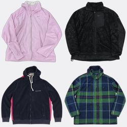 CR13275 Vintage Mix Branded Fleece Jackets