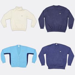 Lacoste sweaters.