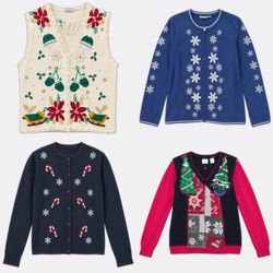 (FV-2862) Christmas Knitwear and Novelty Vests