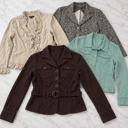 Women Lightweight y2k Jackets and Shirts Lot (GRF-..