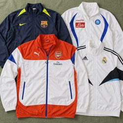 Football windbreaker Jackets