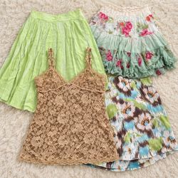Y2K Women's Skirts Tops and Maxi Dresses RW-2706